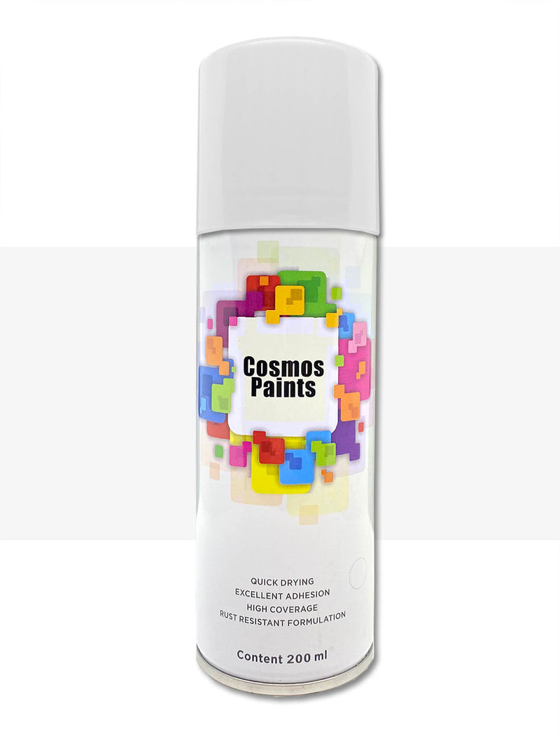 Cosmos Paints - Spray Paint in 40 Gloss White 200ml