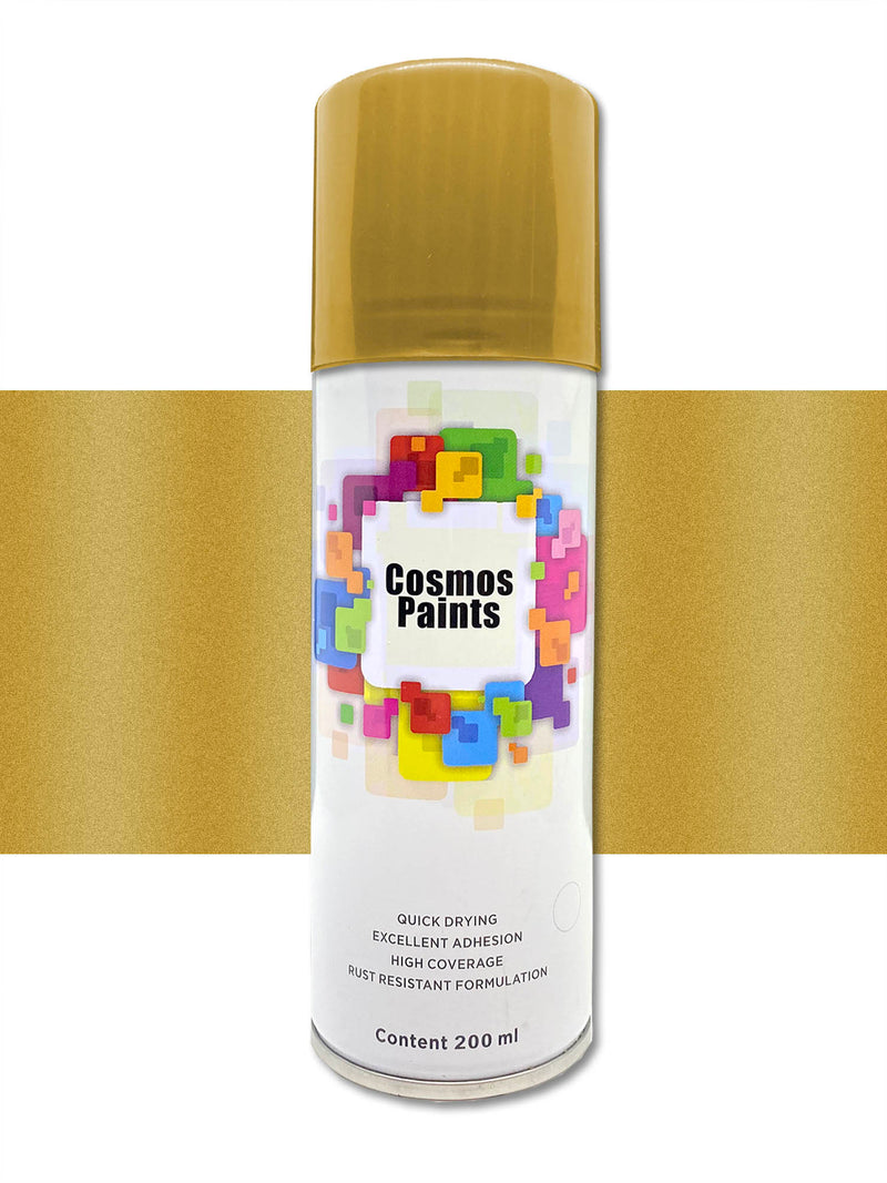 Cosmos Paints - Spray Paint in 2595 Gold 200ml