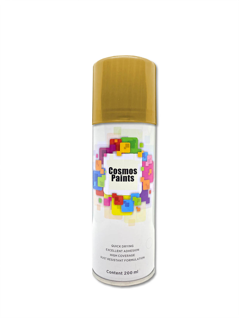 Cosmos Paints - Spray Paint in 2595 Gold 200ml