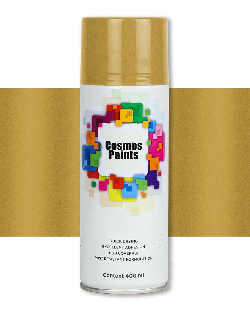 Cosmos Paints - Spray Paint in 2595 Gold 400ml