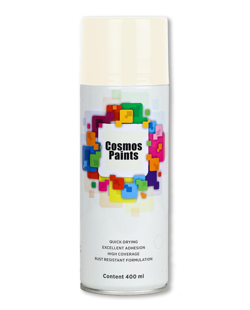 Cosmos Paints - Spray Paint in 384 Jetta White/Ivory 400ml