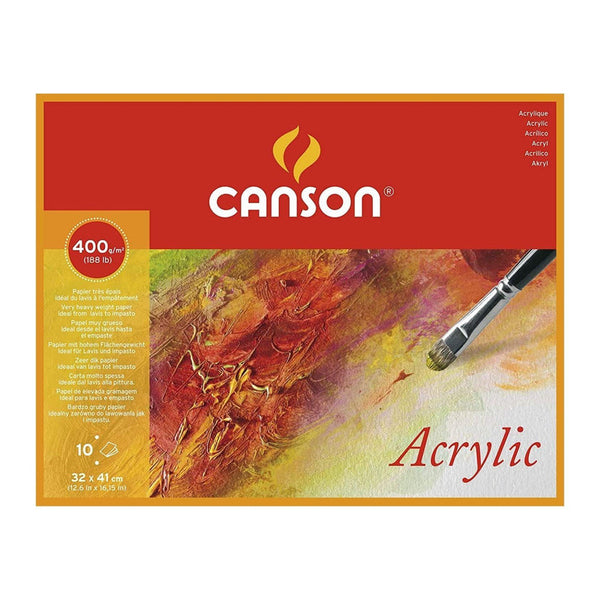 Canson Acrylblock Drawing Paper 400 GSM - 32cm x 41cm