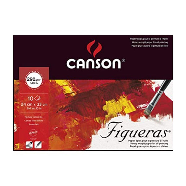 Canson Figueras 290 GSM Block Drawing Paper - 24cm x 33cm