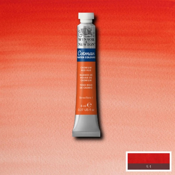 Winsor & Newton Cotman Water Colour 8ML CADMIUM RED HUE