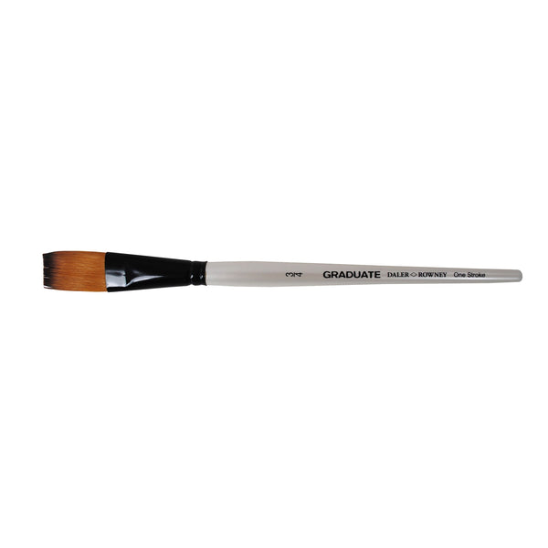 Daler-Rowney Graduate Short Handle One Stroke Paint Brush (3/4 Inches) Pack of 1