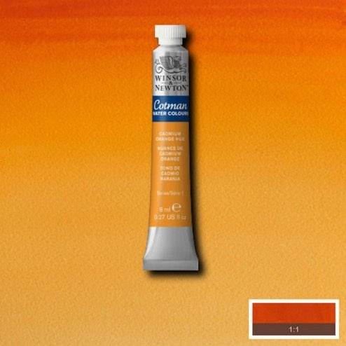 Winsor & Newton Cotman Water Colour 8ML CADMIUM ORANGE HUE