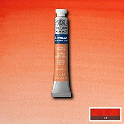 Winsor & Newton Cotman Water Colour 8ML CADMIUM RED PALE HUE