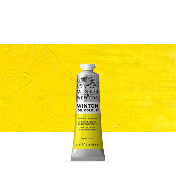 Winsor & Newton Winton Oil Colour Tube, 37ml, Cadmium Yellow Hue
