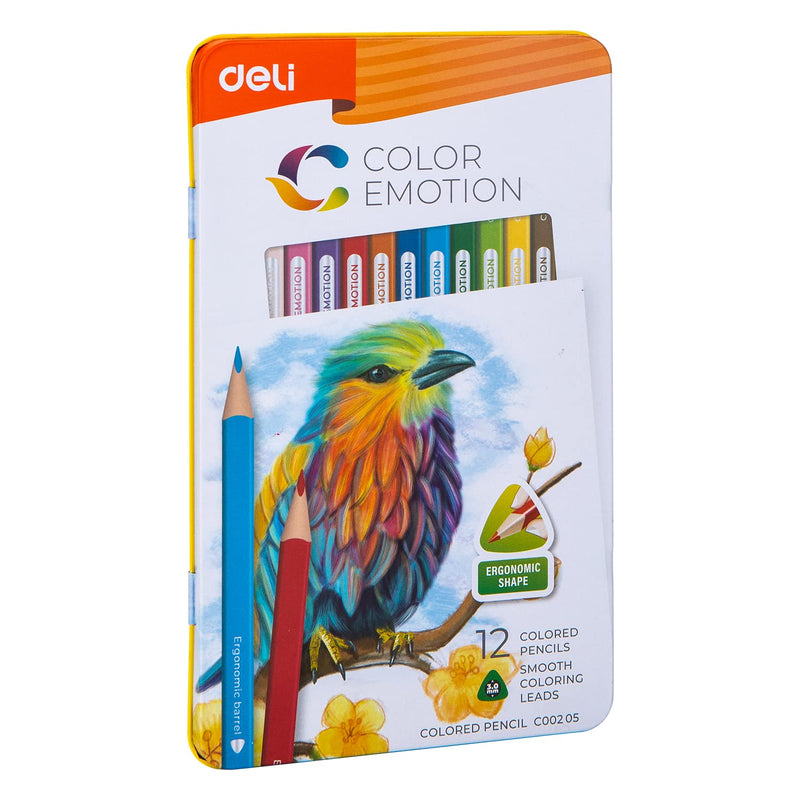Deli WC00205 Colored Pencil, 12 Pcs