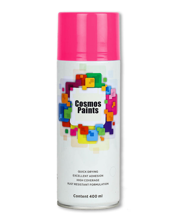 Cosmos Paints - Spray Paints in Fluorescent Pink 400ml