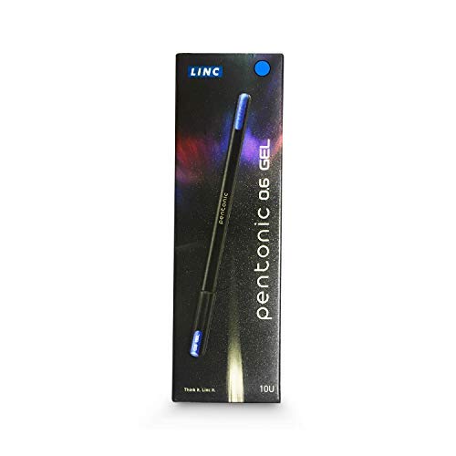 LINC Pentonic Gel Pen (Blue Ink,10 Pcs)