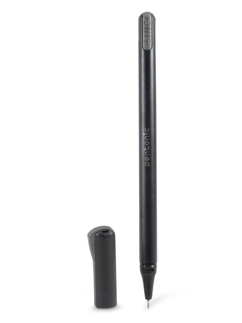 Linc Pentonic Gel Pen (Black, 5 Pcs Pouch, Pack of 2)