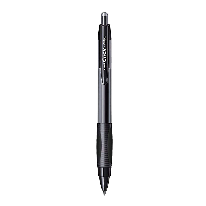 Uniball Click Gel Pen (Black, 2 Pc)