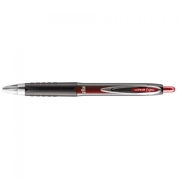 Uniball Signo-207 Gel Pen (Red ink, 1 Pc Blister)
