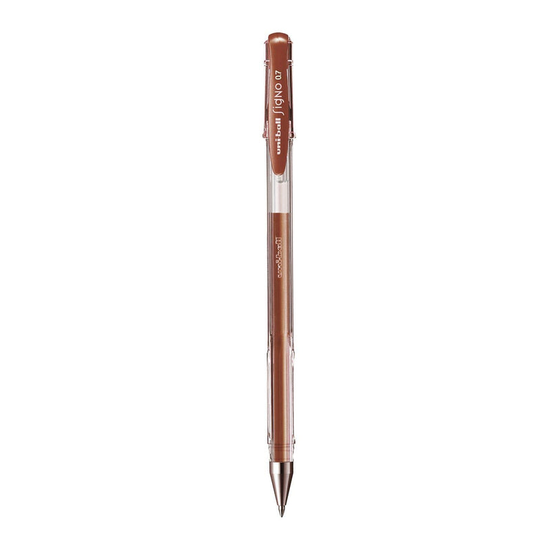 Uniball SIGNO UM-100 Gel Pen (Brown Ink, Pack of 1)