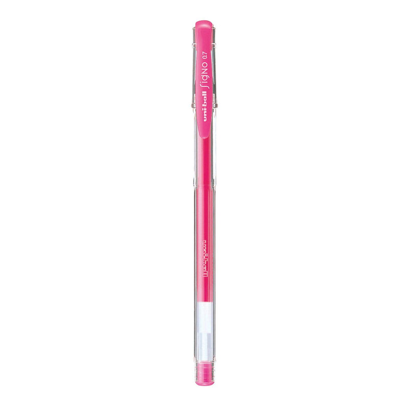 Uniball SIGNO UM-100 Gel Pen (F Pink Ink, Pack of 1)