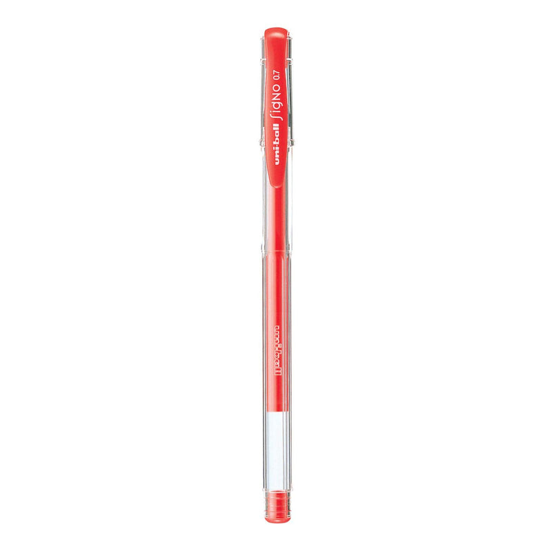 Uniball SIGNO UM-100 Gel Pen (F Red Ink, Pack of 1)