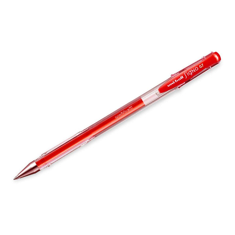 Uniball SIGNO UM-100 Gel Pen (F Red Ink, Pack of 1)