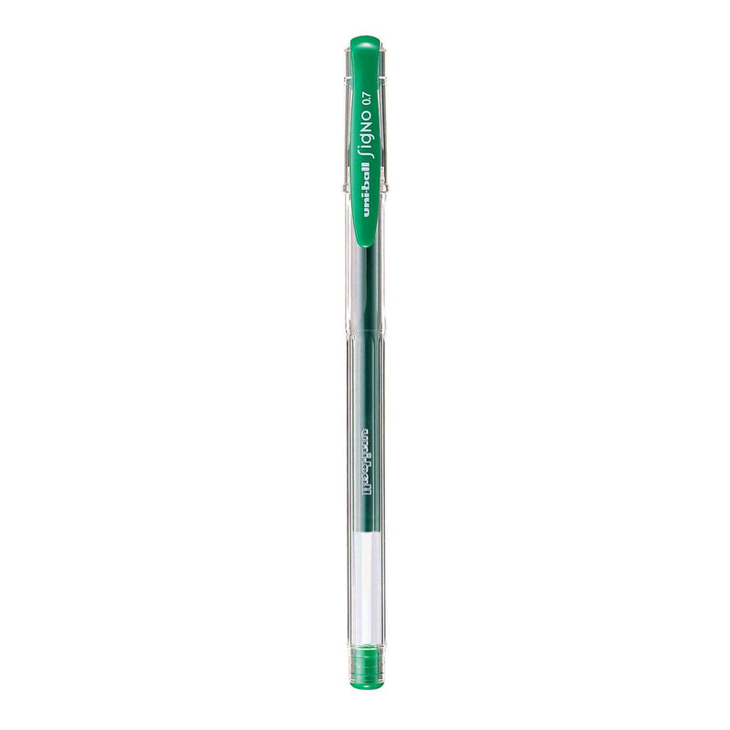 Uniball SIGNO UM-100 Gel Pen (Green Ink, Pack of 1)
