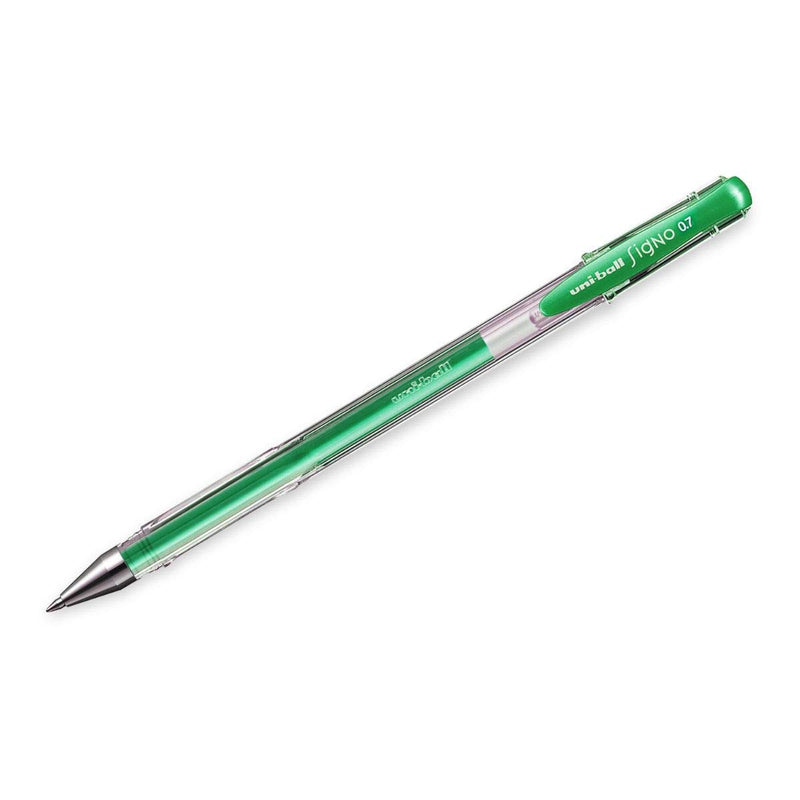 Uniball SIGNO UM-100 Gel Pen (Green Ink, Pack of 1)