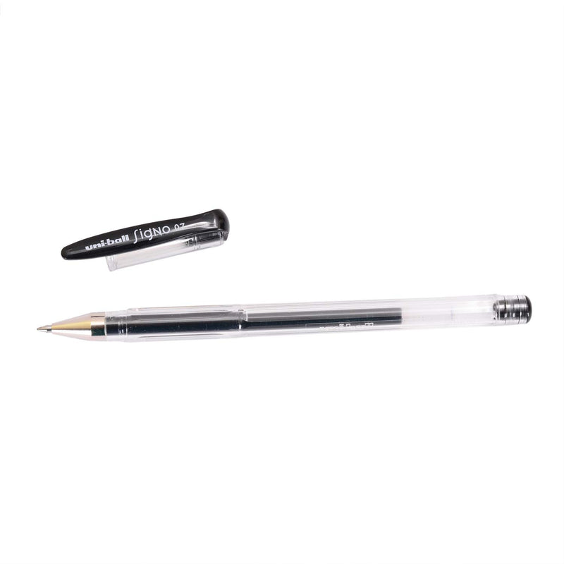 Uniball SIGNO UM-100 Gel Pen (Black Ink, Pack of 2)