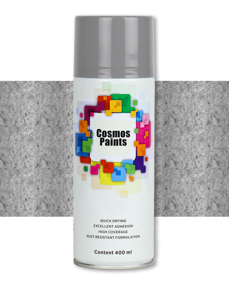 Cosmos Paints - Spray Paints in Hammertone Silver 400ml