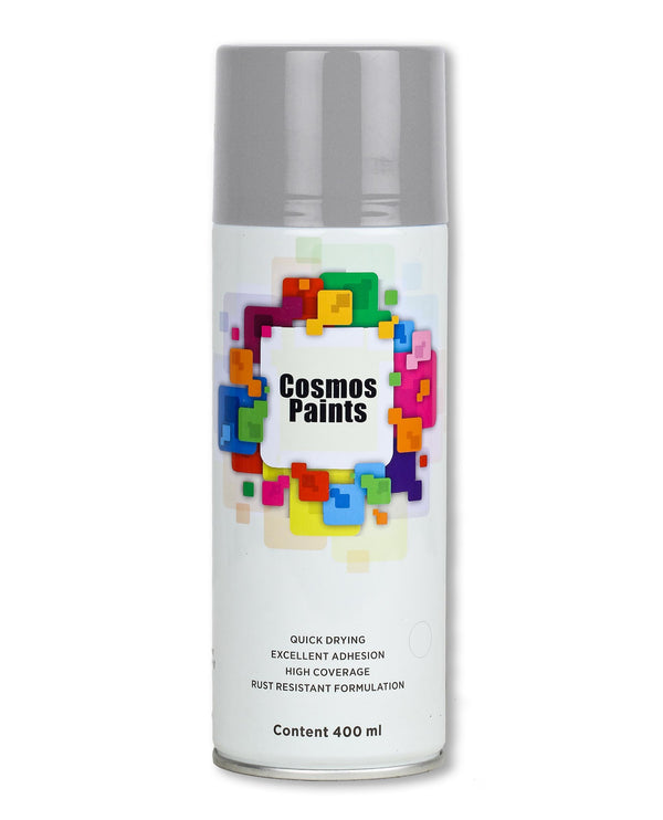 Cosmos Paints - Spray Paint in High Heat Silver 400ml