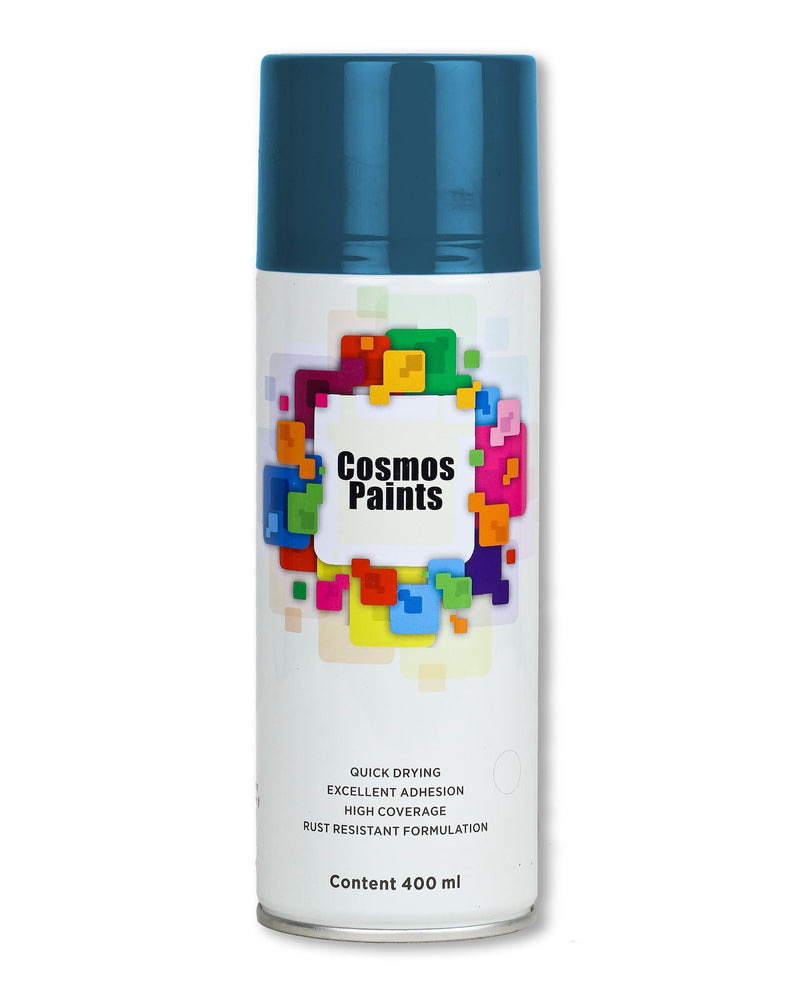Cosmos Paints - Spray Paint in 21 Medium Blue 400ml