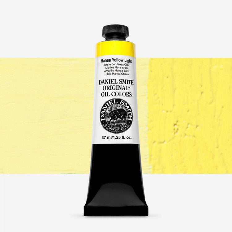 Daniel Smith Water Soluble Oils Color 37ml Paint Tube, Hansa yellow Light