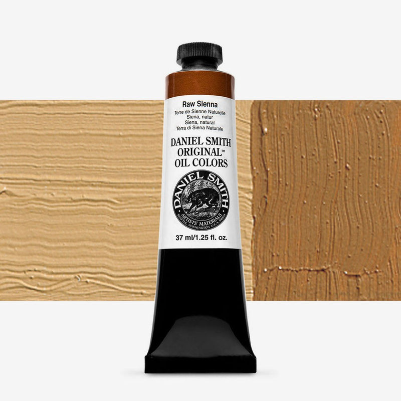 Daniel Smith Water Soluble Oils Color 37ml Paint Tube, Raw Sienna