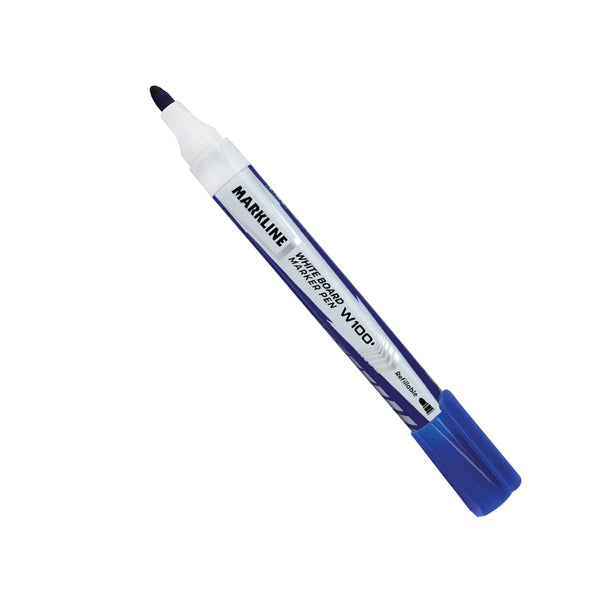LINC Markline White-Board Marker (Blue, Pack of 10)