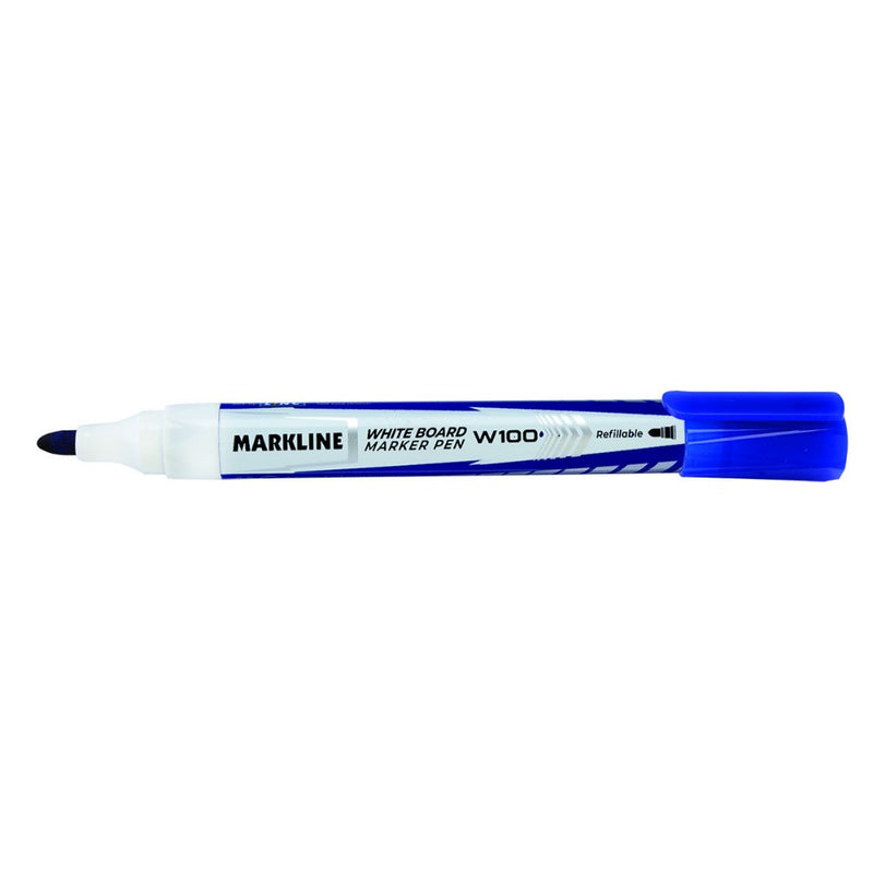 LINC Markline White-Board Marker (Blue, Pack of 10)