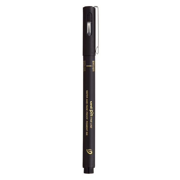 Uniball PIN-500EF Marking Extra Fine Brush Fine Liner (Black, Pack of 1)