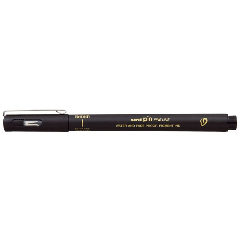 Uniball PIN-500EF Marking Extra Fine Brush Fine Liner (Black, Pack of 1)
