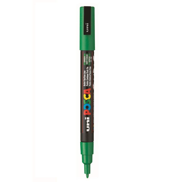 Uniball Posca 3M Marker Pen (Green Ink, Pack of 1)