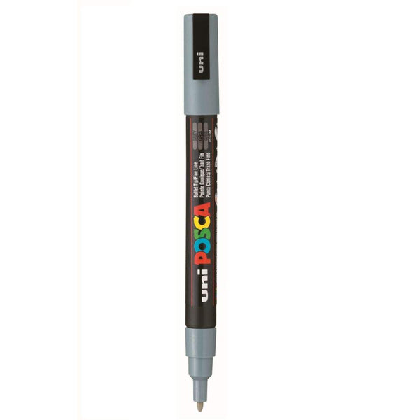 Uniball Posca 3M Marker Pen (Grey Ink, Pack of 1)
