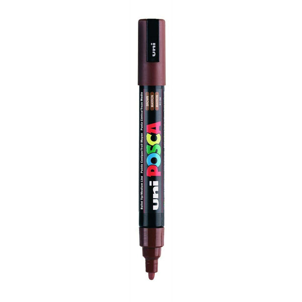 Uniball Posca 5M Marker Pen (Brown Ink, Pack of 1)