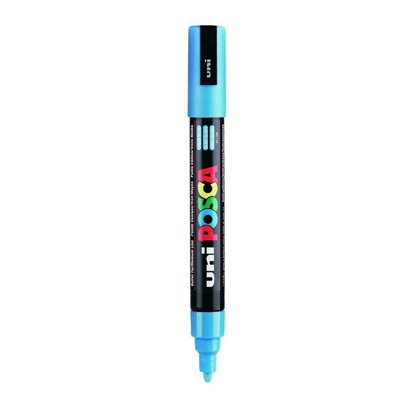 Uniball Posca 5M Marker Pen (Light Blue Ink, Pack of 1)