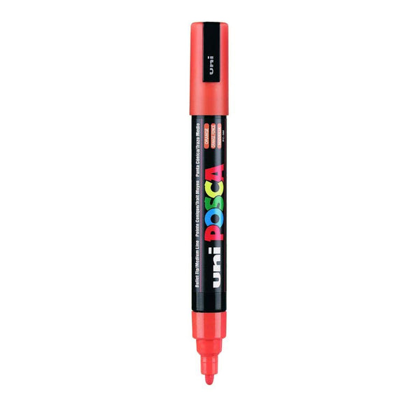 Uniball Posca 5M Marker Pen (Orange Ink, Pack of 1)