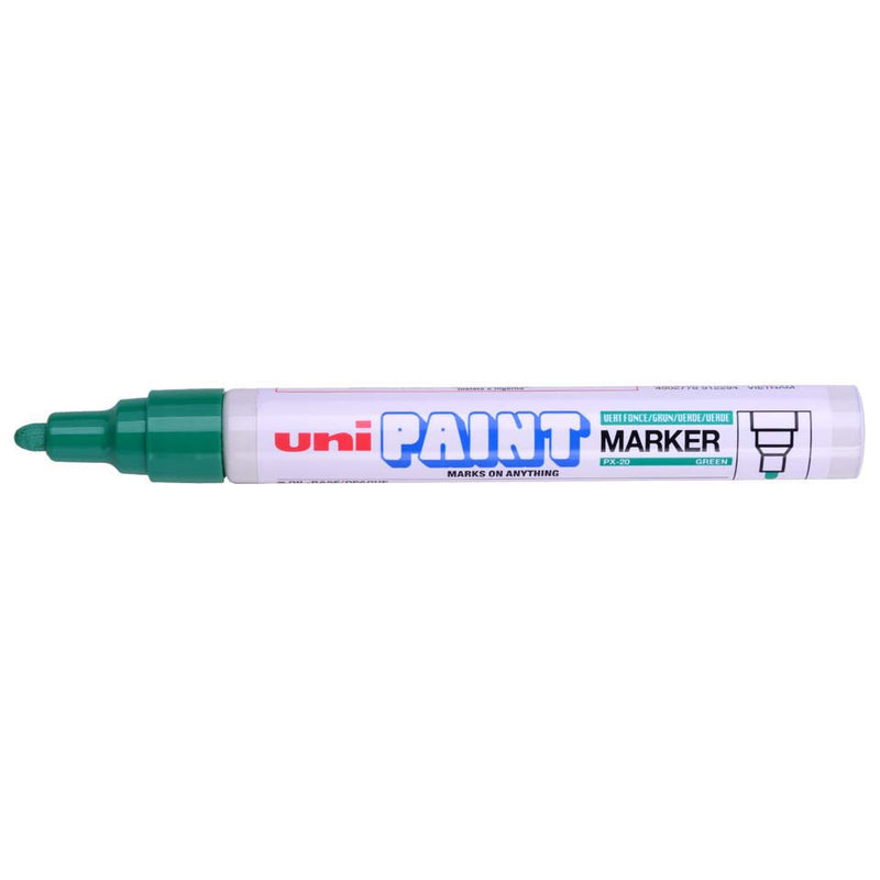Uniball PX-20L Permanent Paint Marker (Green, Pack Of 1)