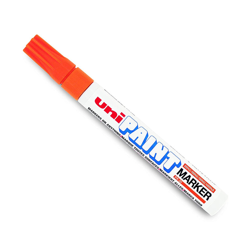 Uniball PX-20L Permanent Paint Marker (Orange, Pack Of 1)