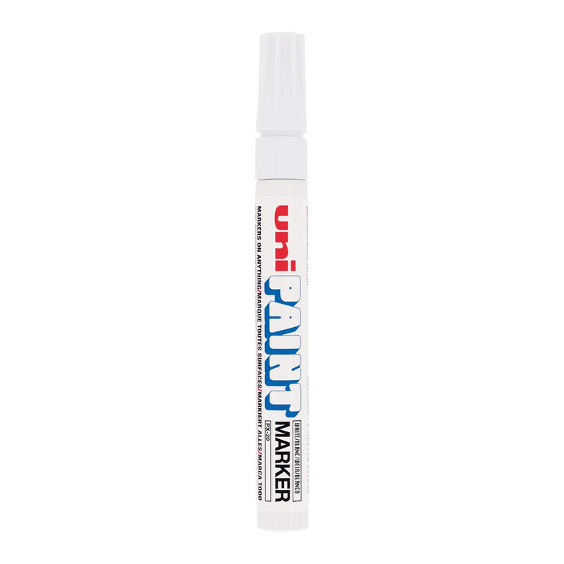 Uniball PX-20L Permanent Paint Marker (White, Pack Of 1)