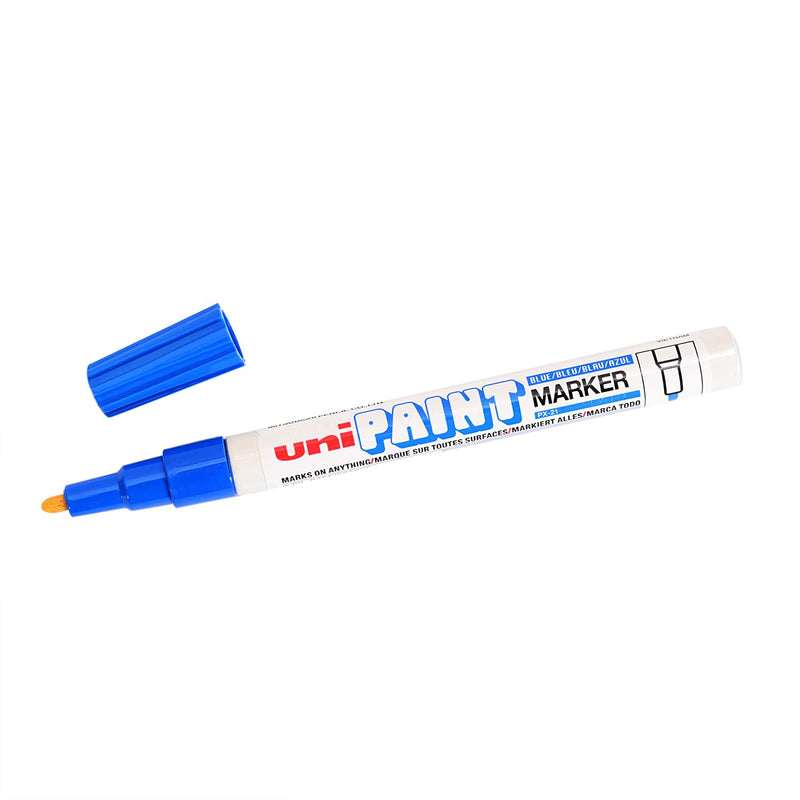 Uniball PX-21L Permanent Paint Marker (Blue, Pack Of 1)