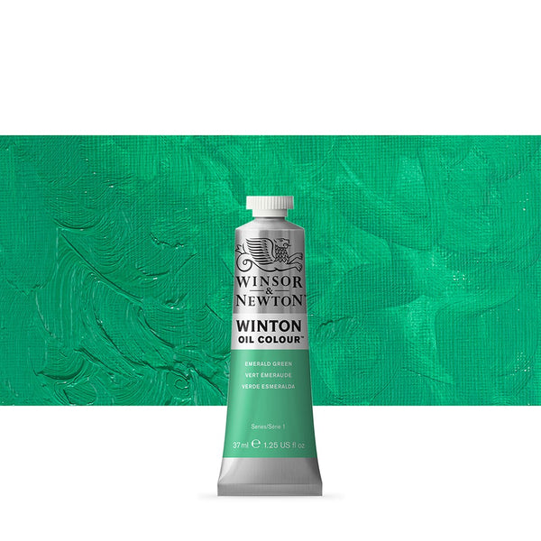 Winsor & Newton Winton Oil Colour - Tube of 37 ML - Emeraled Green (241)