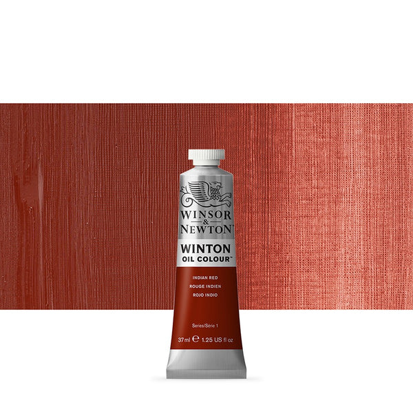 Winsor & Newton Winton Oil Paint 37ml/Tube-Indian Red