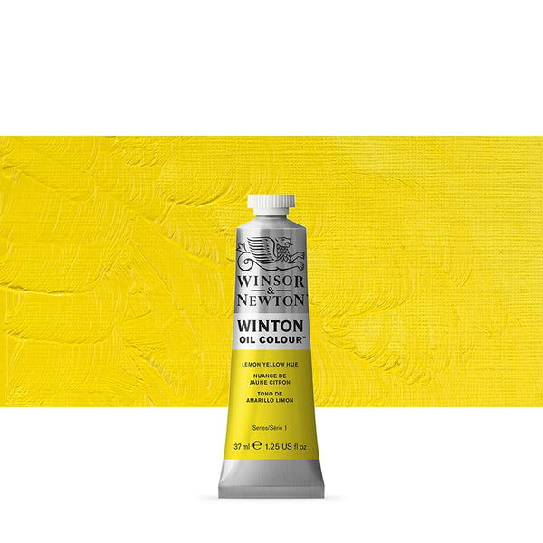 Winsor & Newton Winton Oil Colour Tube, 37ml, Lemon Yellow Hue