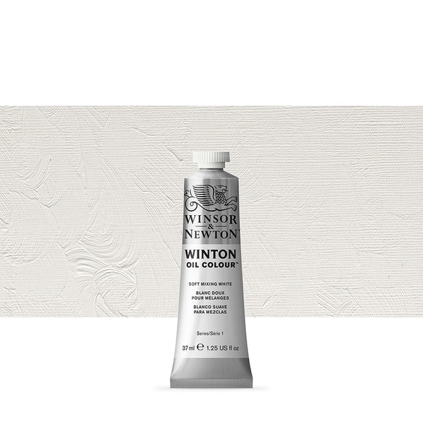 Winsor & Newton Winton Oil Paint 37ml Tube-Soft Mixing White
