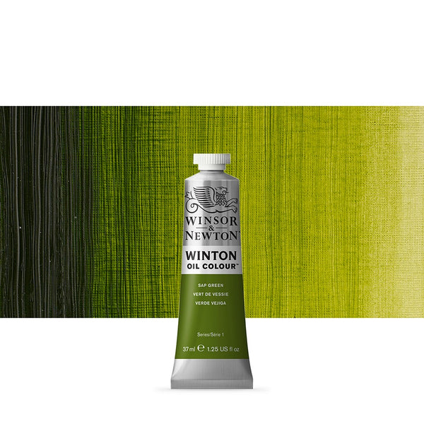 Winsor & Newton Winton Oil Colour Tube, 37ml, Sap Green