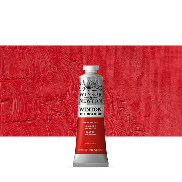 Winsor & Newton Winton Oil Colour - Tube of 37 ML - Vermilion Hue