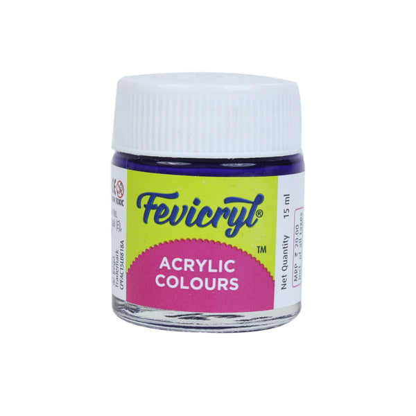Fevicryl Fabric Acrylic Colour 15 ml No-15 Mauve, Pack of 2